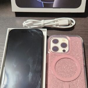 New iPhone 16 Pro,  256GB, Black Titanium - Unlocked in an open box